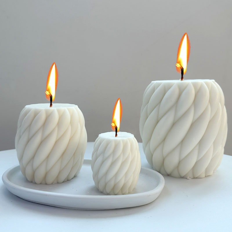 Soap Making Art - 3D Rotating Raindrops Silicone Candle Mold