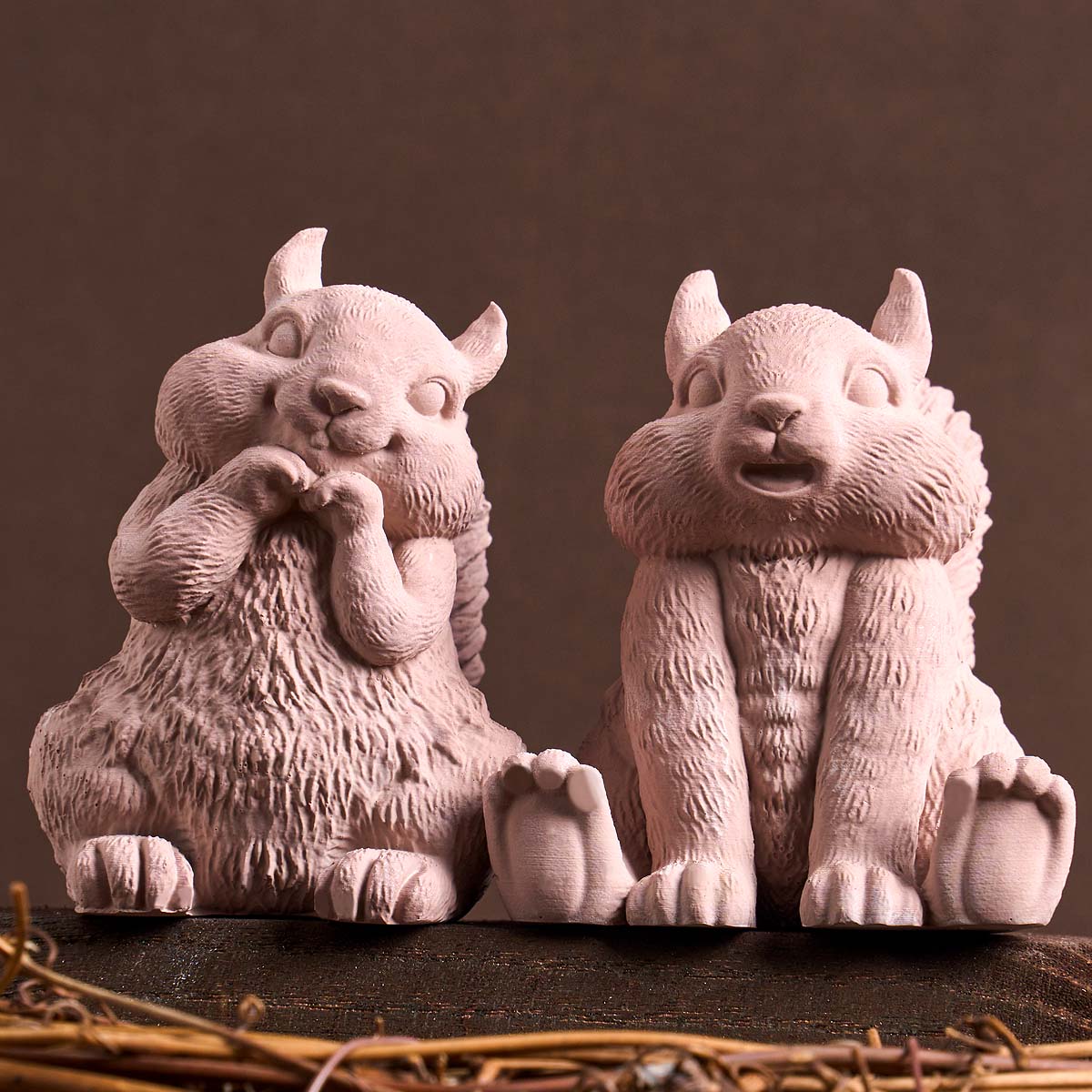 Soap Making Art - 3D Squirrel Candle Mold DIY Cute