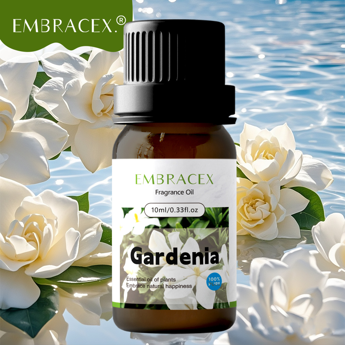Soap Making Fragrance Oil - 10ml Gardenia Essential Oil Massage Oils