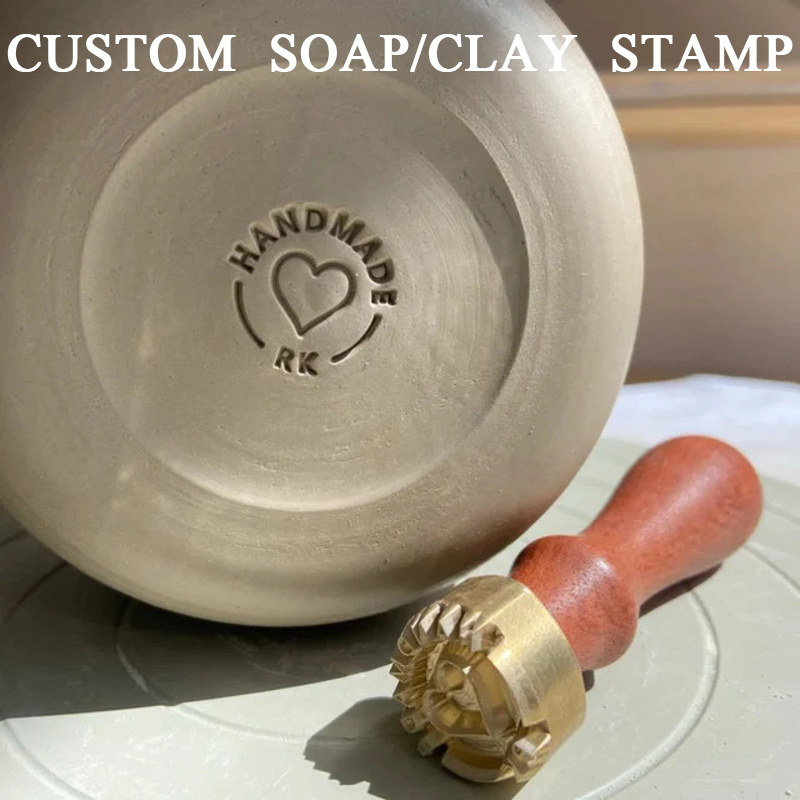 Soap Stamp Custom - Custom Clay Stamp for Pottery Stamp