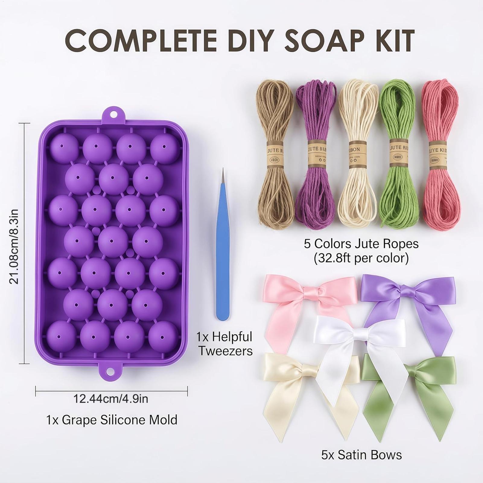 DIY Soap Making Kit Grape Soap - Soap Making Home 评论和价格