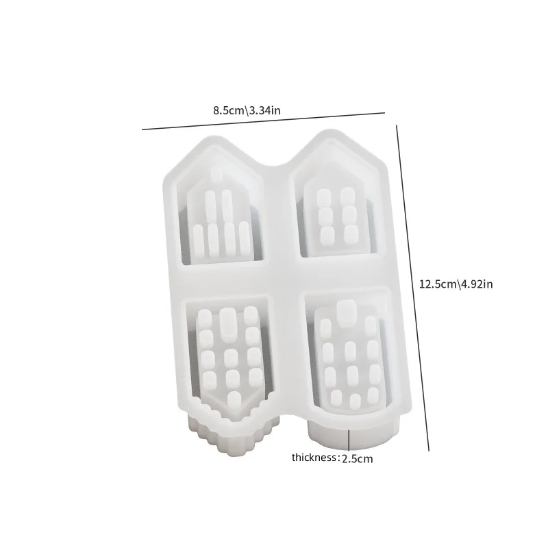 Art House Shape Resin Silicone - Soap Making Art 评论和价格