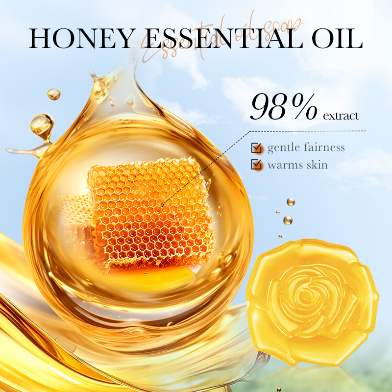 1Pcs Honey Handmade Soap Clean - Soap Making Fragrance Oil 评论和价格