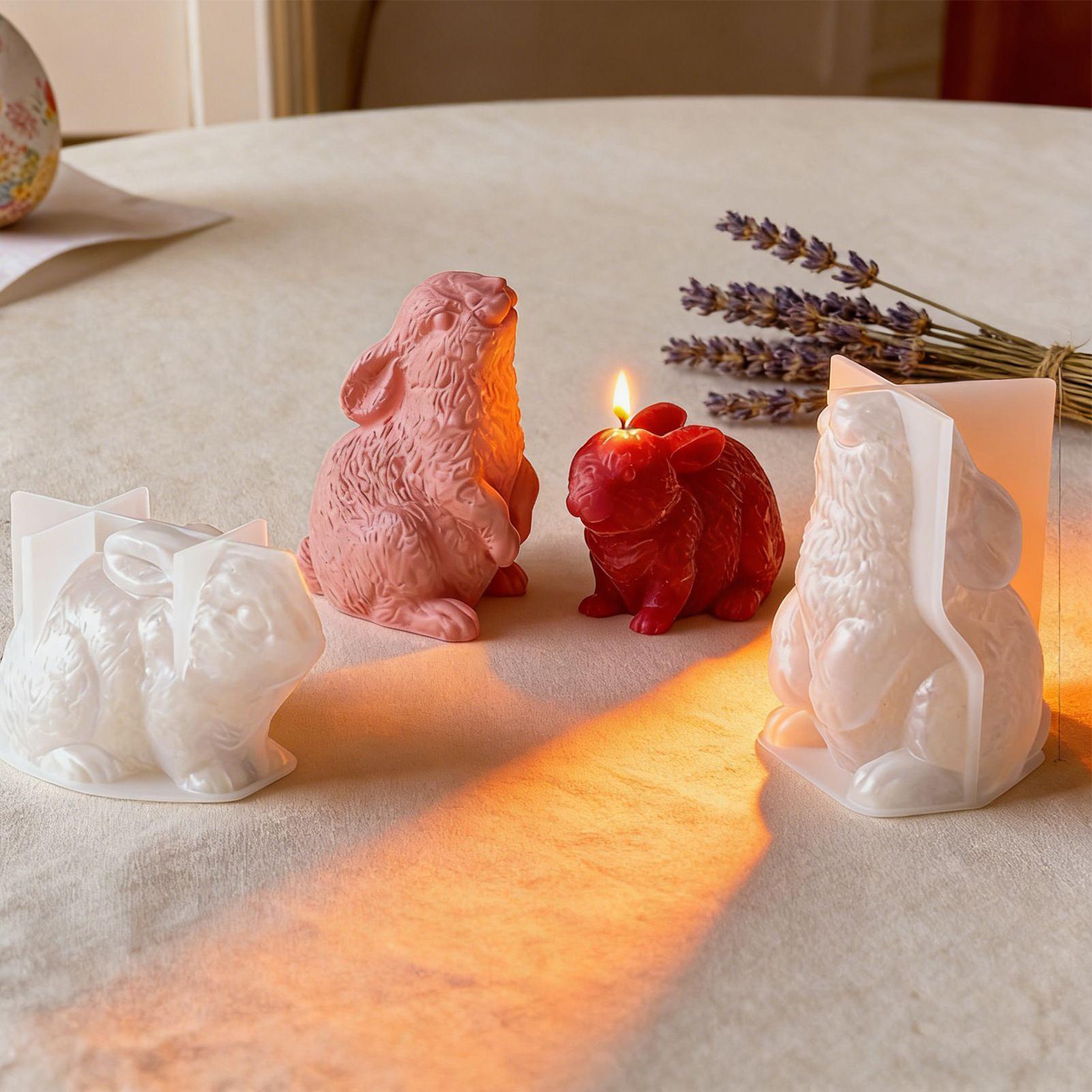 Bunny Silicone Mold 3D Craftin - Soap Making Art 评论和价格