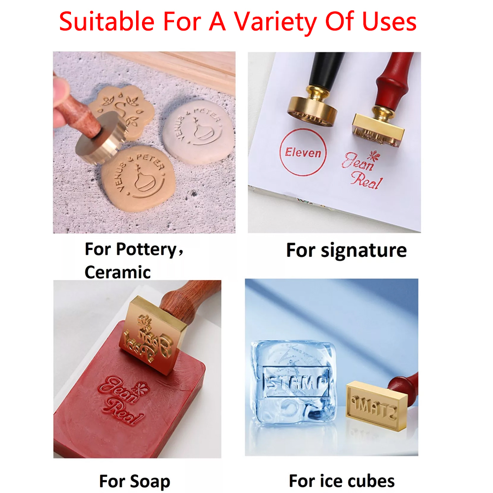 Custom Pottery Stamp for Clay  - Soap Stamp Custom 评论和价格