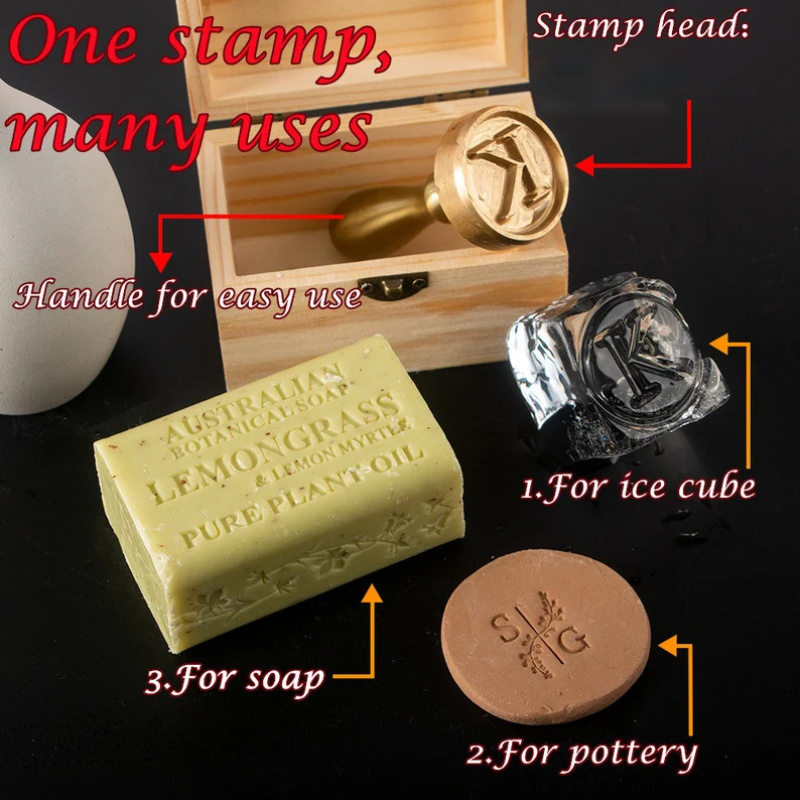 Custom Pottery Stamp Personali - Soap Stamp Custom 评论和价格