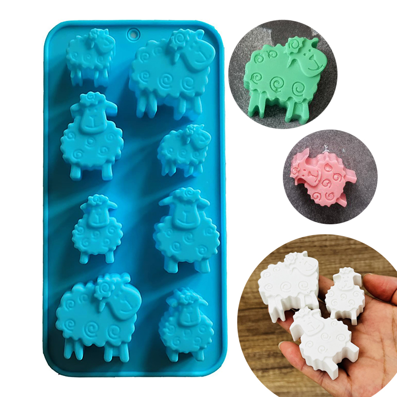 Sheep Silicone Mold For Soap M - Soap Making Art 评论和价格