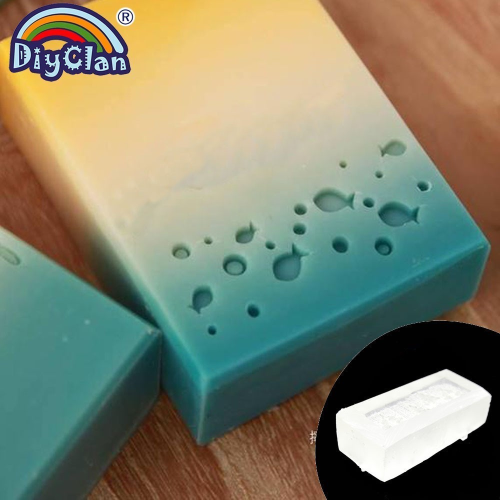 Cute Fish Group Handmade Acryl - Soap Stamp Custom 评论和价格