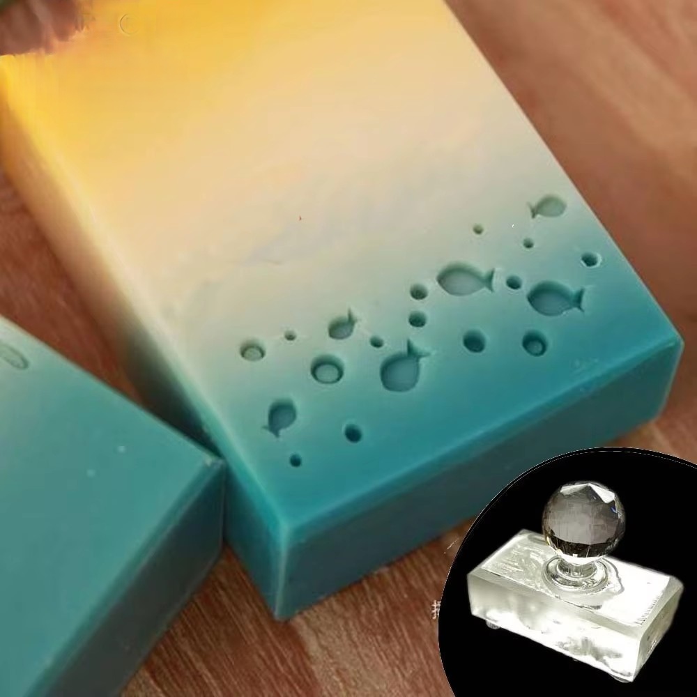 Cute Fish Group Handmade Acryl - Soap Stamp Custom 评论和价格