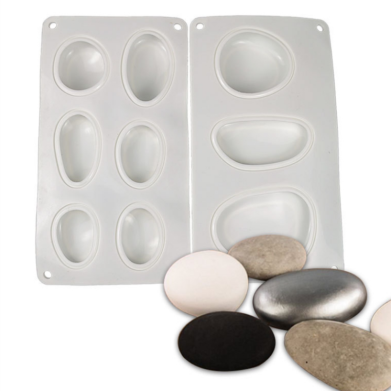 Multicavity Creative Pebble Si - Soap Making Art 评论和价格