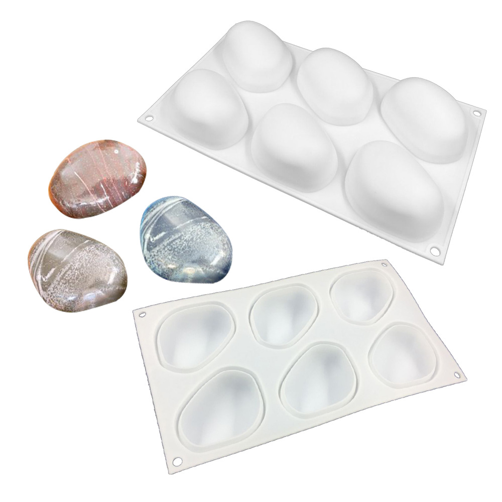 Multicavity Creative Pebble Si - Soap Making Art 评论和价格