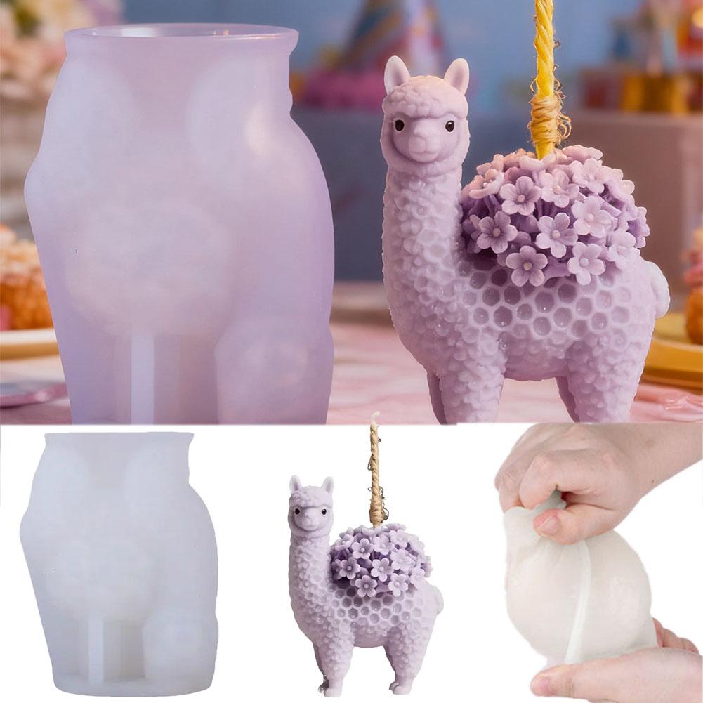 Alpaca Silicone Mold For Candl - Soap Making Home 评论和价格