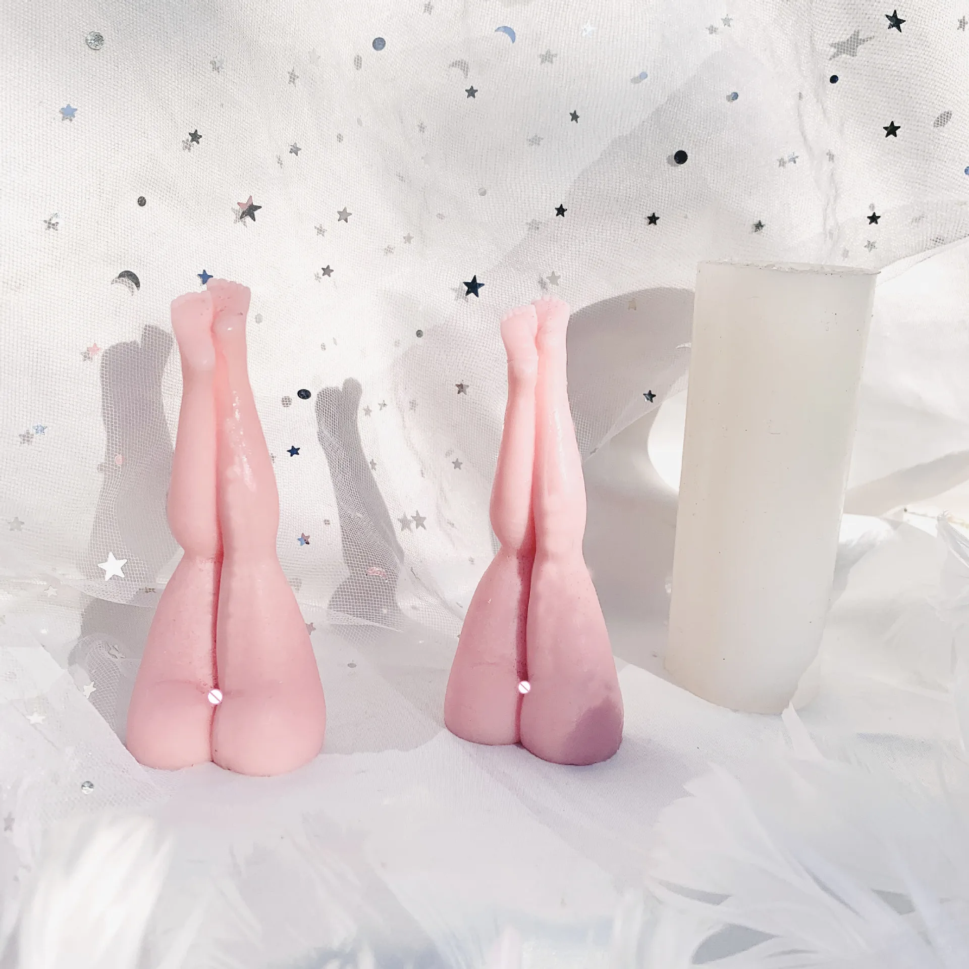 DIY Woman 3D Sexy Legs Candle  - Soap Making Home 评论和价格