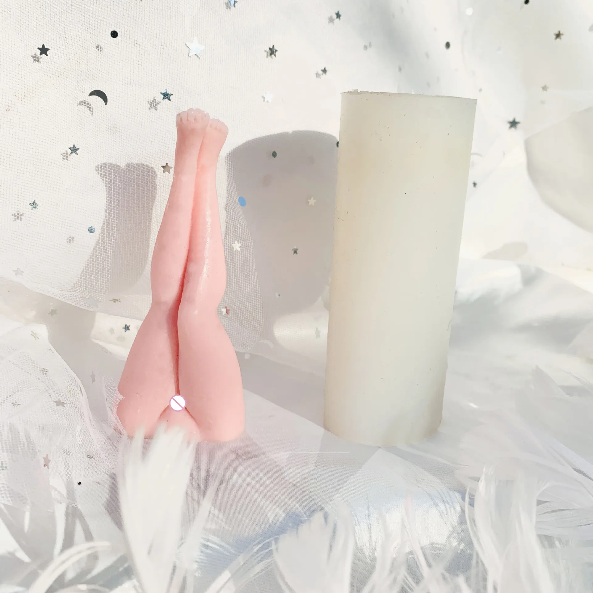 DIY Woman 3D Sexy Legs Candle  - Soap Making Home 评论和价格