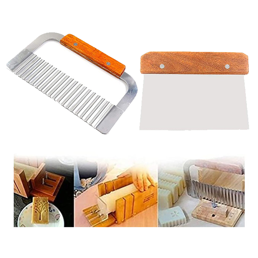 2 Pack Stainless Steel Wavy &  - Soap Making Utensils 评论和价格