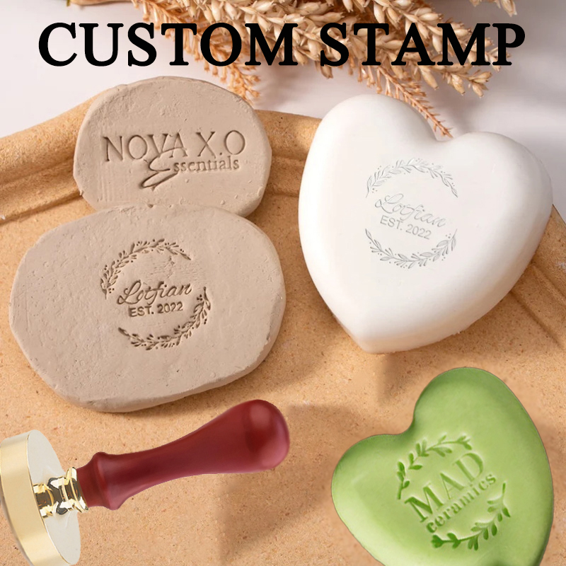 Personalized Pottery Stamp for - Soap Stamp Custom 评论和价格