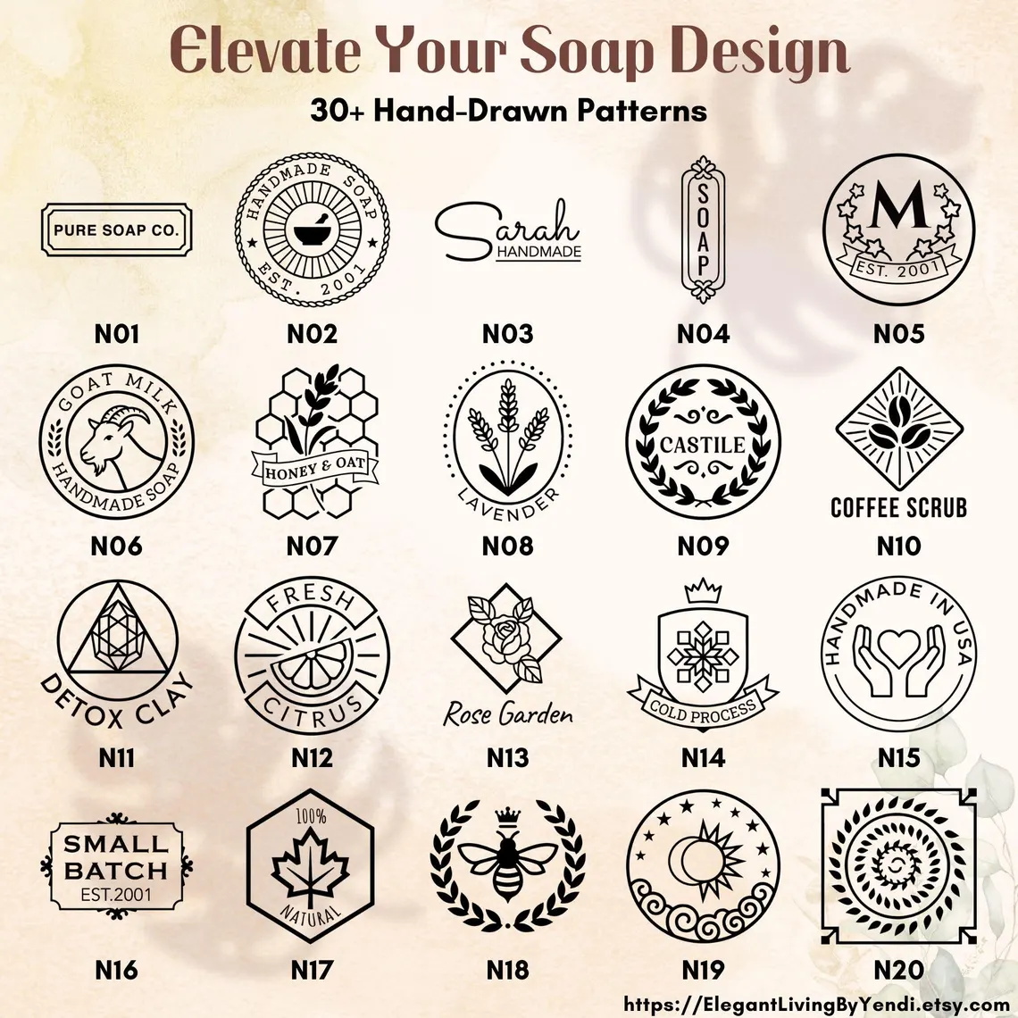 Custom Pottery Stamp for Clay  - Soap Stamp Custom 评论和价格
