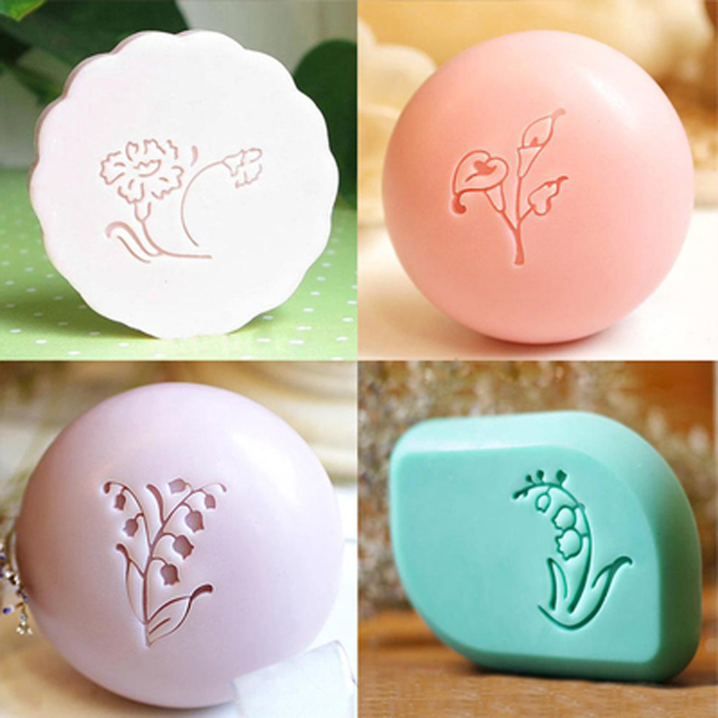 Small Flower Pattern Handmade  - Soap Stamp Custom 评论和价格
