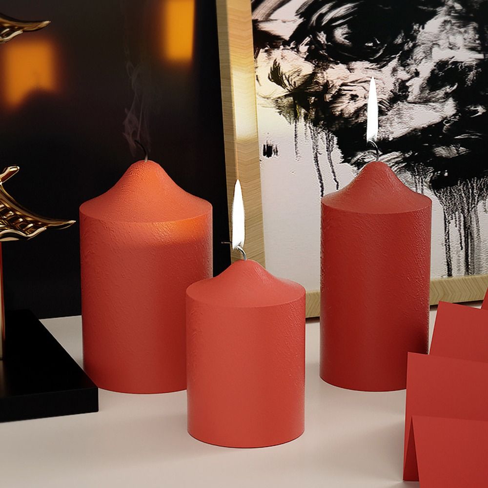3D Cylinder Candle Mold DIY Si - Soap Making Art 评论和价格