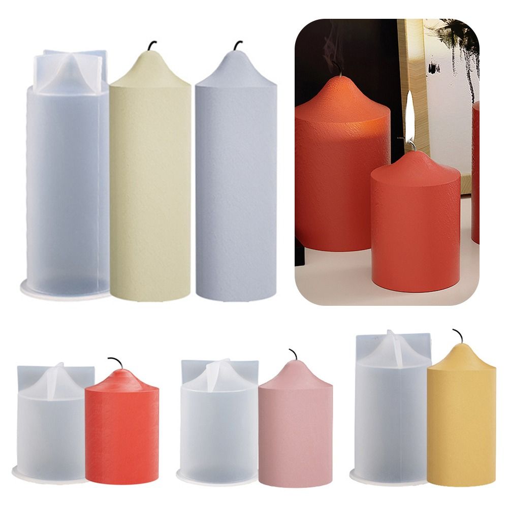 3D Cylinder Candle Mold DIY Si - Soap Making Art 评论和价格