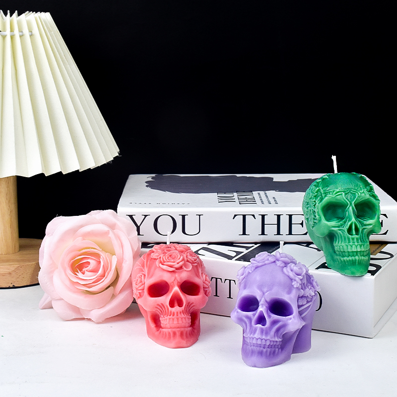 New Halloween Skull Silicone C - Soap Making Art 评论和价格