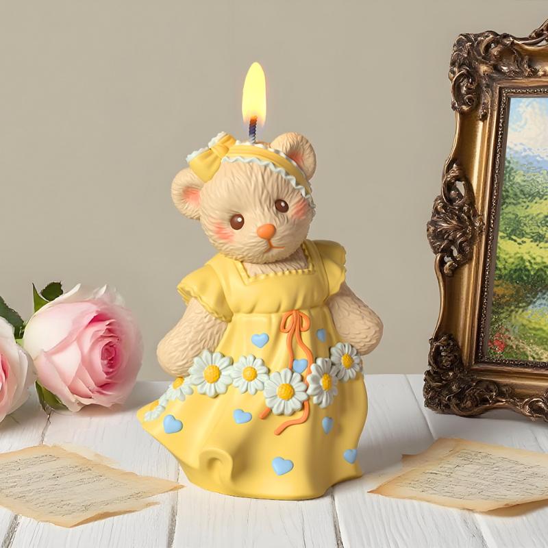 3D Cute Bear Resin Mold For Ca - Soap Making Art 评论和价格