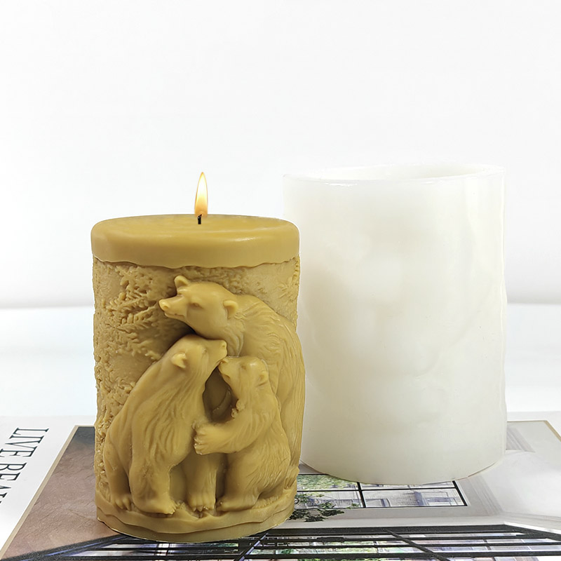 Ice and Snow Polar Bear Silico - Soap Making Art 评论和价格