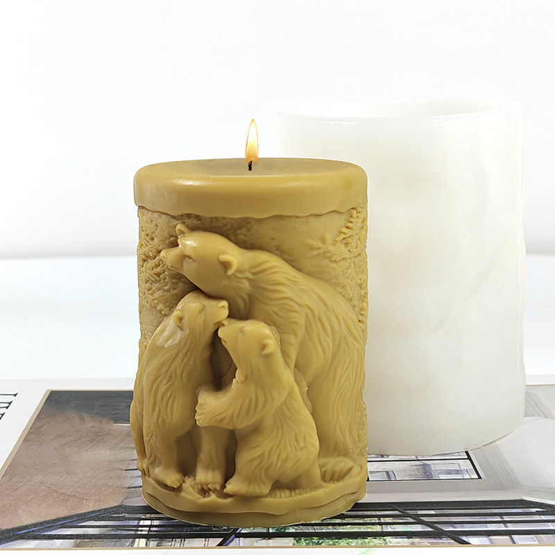 Ice and Snow Polar Bear Silico - Soap Making Art 评论和价格