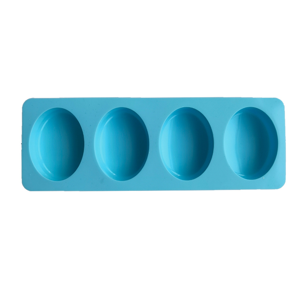 4 Cavities Oval Handmade Soap  - Soap Making Art 评论和价格